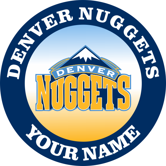 Denver Nuggets Customized Logo iron on paper